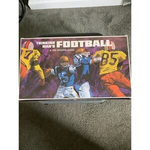 Vintage 1966 3M Thinking Man's Football Pro Board Game